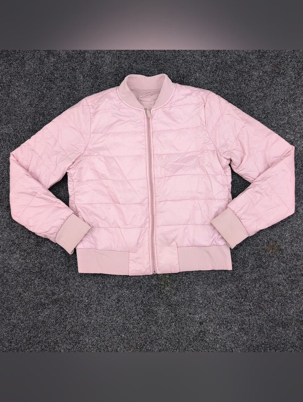 Lululemon Jacket 10 Pink Non Stop Reversible Quilted Puffer Insulated Bomber